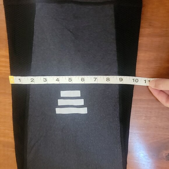 Black Gray Cinchable Gaiter - Picture 8 of 11